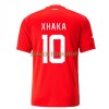 Original Fußballtrikot Schweiz Xhaka 10 Heimtrikot WM 2022 Für Herren